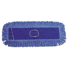 5X18 MOP HEAD, DUST, 
LOOPED-END, COTTON/SYNTHETIC, 
BLUE