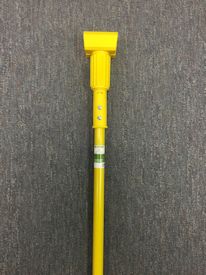 ALUMINUM MOP HANDLE, ADJUSTS FROM 40&quot; TO 66&quot;, LIGHTWEIGHT,