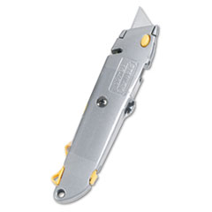 STANLEY QUICK CHANGE UTILITY KNIFE W/RETRACTABLE BLADE &amp;