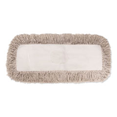 5X12 MOP HEAD, DUST, COTTON,  WHITE