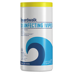 DISINFECTING WIPES, 8X7, LEMON  SCENT, 35/CANISTER, 12/CS