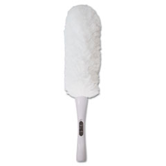 MICROFEATHER
DUSTER,MICROFIBER
FEATHERS,WASHABLE,23&quot;, WHITE