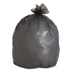 30X36 LOW-DENSITY WASTE CAN  LINERS, 30GAL, 0.95MIL, GRAY, 
