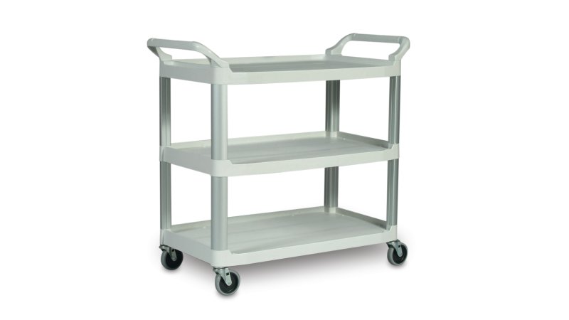 UTILITY CART, OPEN SIDED,
WHITE