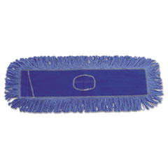 5X24 MOP HEAD, DUST, 
LOOPED-END, COTTON/SYNTHETIC 
FIBERS, BLUE