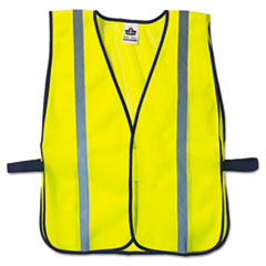 GLOWEAR 8020HL SAFETY VEST,
POLYESTER MESH, HOOK CLOSURE,
LIME, ONE SIZE FITS ALL