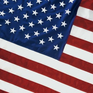 5&#39; X 8&#39; SPUN POLYESTER US  FLAG, GROMMETTED